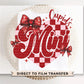 Valentine DTF Transfers, Ready to Press, T-shirt Transfers, Heat Transfer, Direct to Film, Holiday, Love, Matching, Checkered Mommy and Me