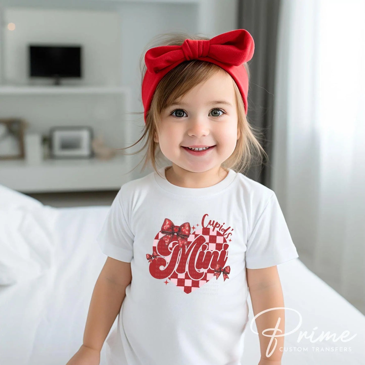 Valentine DTF Transfers, Ready to Press, T-shirt Transfers, Heat Transfer, Direct to Film, Holiday, Love, Matching, Checkered Mommy and Me