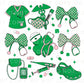 St. Patrick's Day DTF Transfers, Ready to Press, T-shirt Transfers, Heat Transfer, Direct to Film, Saint Patties, Shamrocks, Nurse Coquette