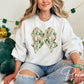 St. Patrick's Day DTF Transfer, Ready to Press, T-shirt Transfer, Heat Transfer, Direct to Film, Cute, FAUX Glitter, St Patties Coquette Bow