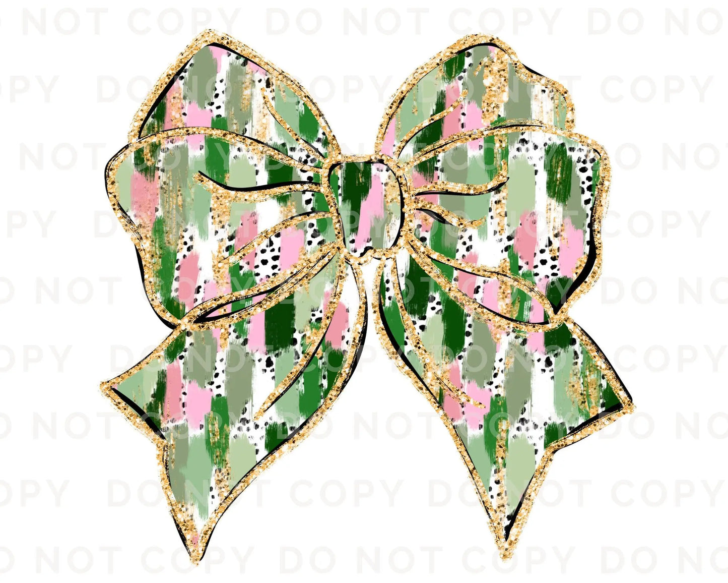 St. Patrick's Day DTF Transfer, Ready to Press, T-shirt Transfer, Heat Transfer, Direct to Film, Cute, FAUX Glitter, St Patties Coquette Bow