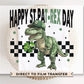 St. Patrick's Day DTF Transfer, Ready to Press, T-shirt Transfer, Heat Transfer, Direct to Film, Shamrock, St. Patties, Kid, T-Rex, Dinosaur