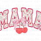 Mother's Day DTF Transfers, Ready to Press, T-shirt Transfers, Heat Transfer, Direct to Film, Motherhood, Ribbon, Cherry Bow Coquette Mama