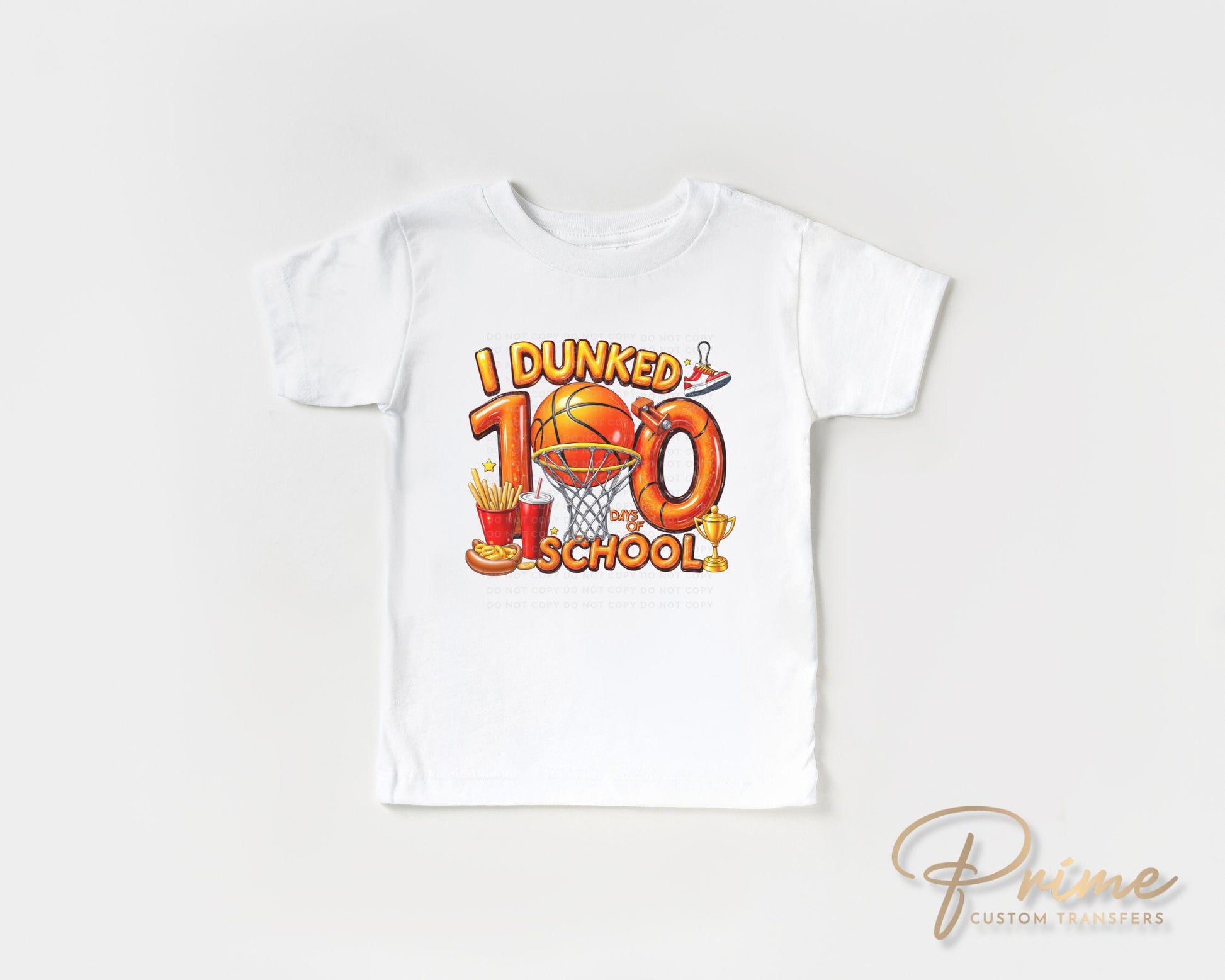 School DTF, Ready to Press, DIY T-shirt, Heat Transfer, Direct to Film, Preschool, Basketball, Sports, Boy, Teacher, 100 Days of School