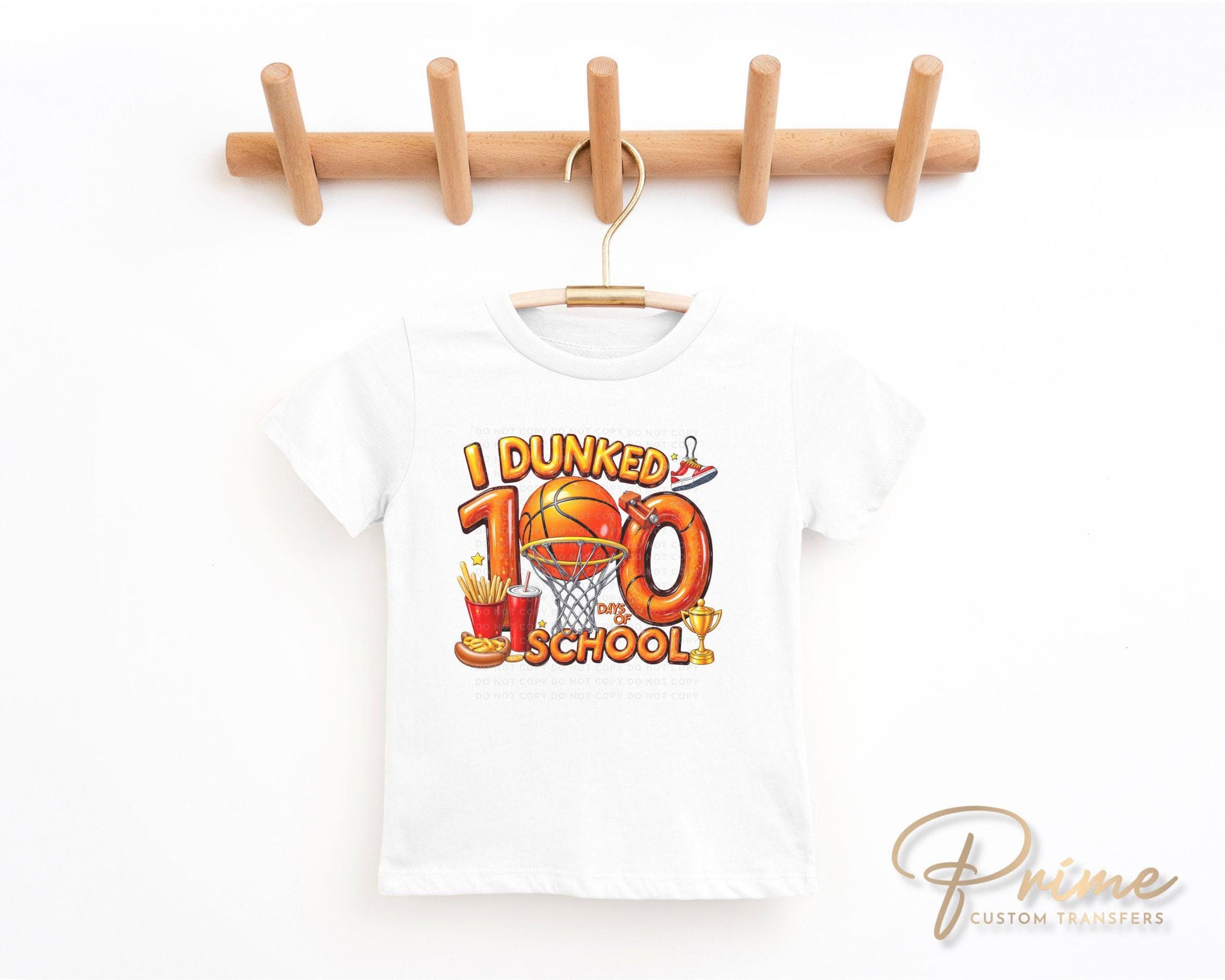 School DTF, Ready to Press, DIY T-shirt, Heat Transfer, Direct to Film, Preschool, Basketball, Sports, Boy, Teacher, 100 Days of School