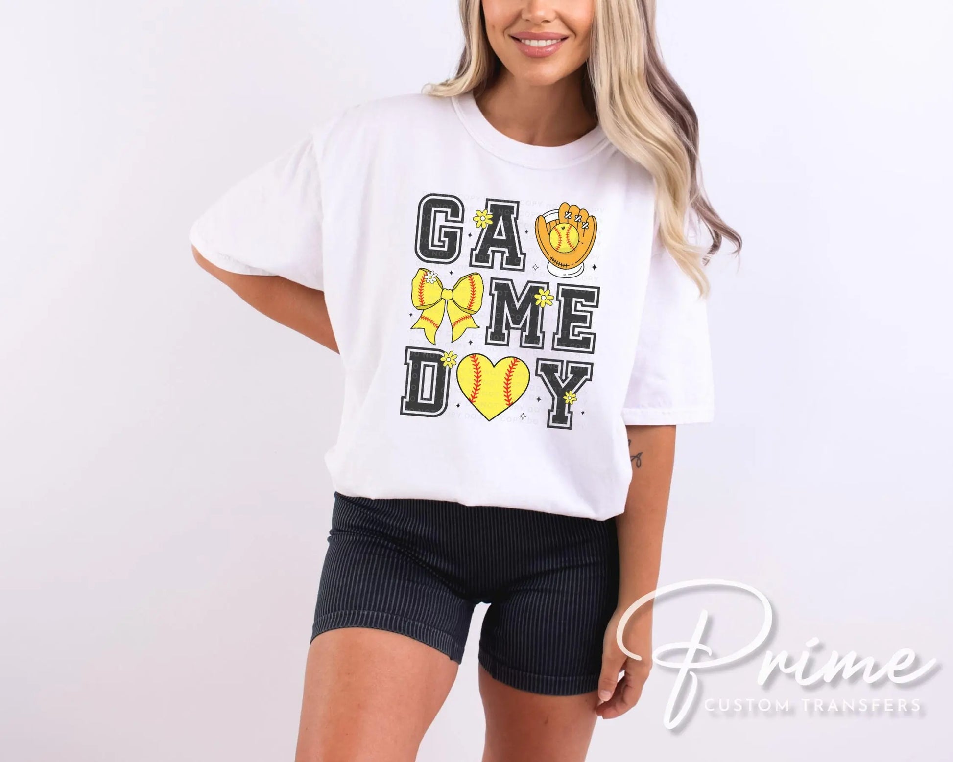 Softball DTF Transfers, Ready to Press, T-shirt Transfers, Heat Transfer, Direct to Film, Sports Mom Apparel, Coquette Bow, Game Day, Trendy