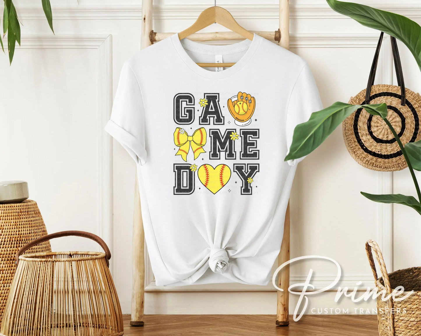 Softball DTF Transfers, Ready to Press, T-shirt Transfers, Heat Transfer, Direct to Film, Sports Mom Apparel, Coquette Bow, Game Day, Trendy