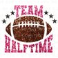 Football DTF Transfers, Ready to Press, T-shirt Transfer, Heat Transfer, Direct to Film, Sports Fan, Faux Sequin, Glitter, Team Half Time