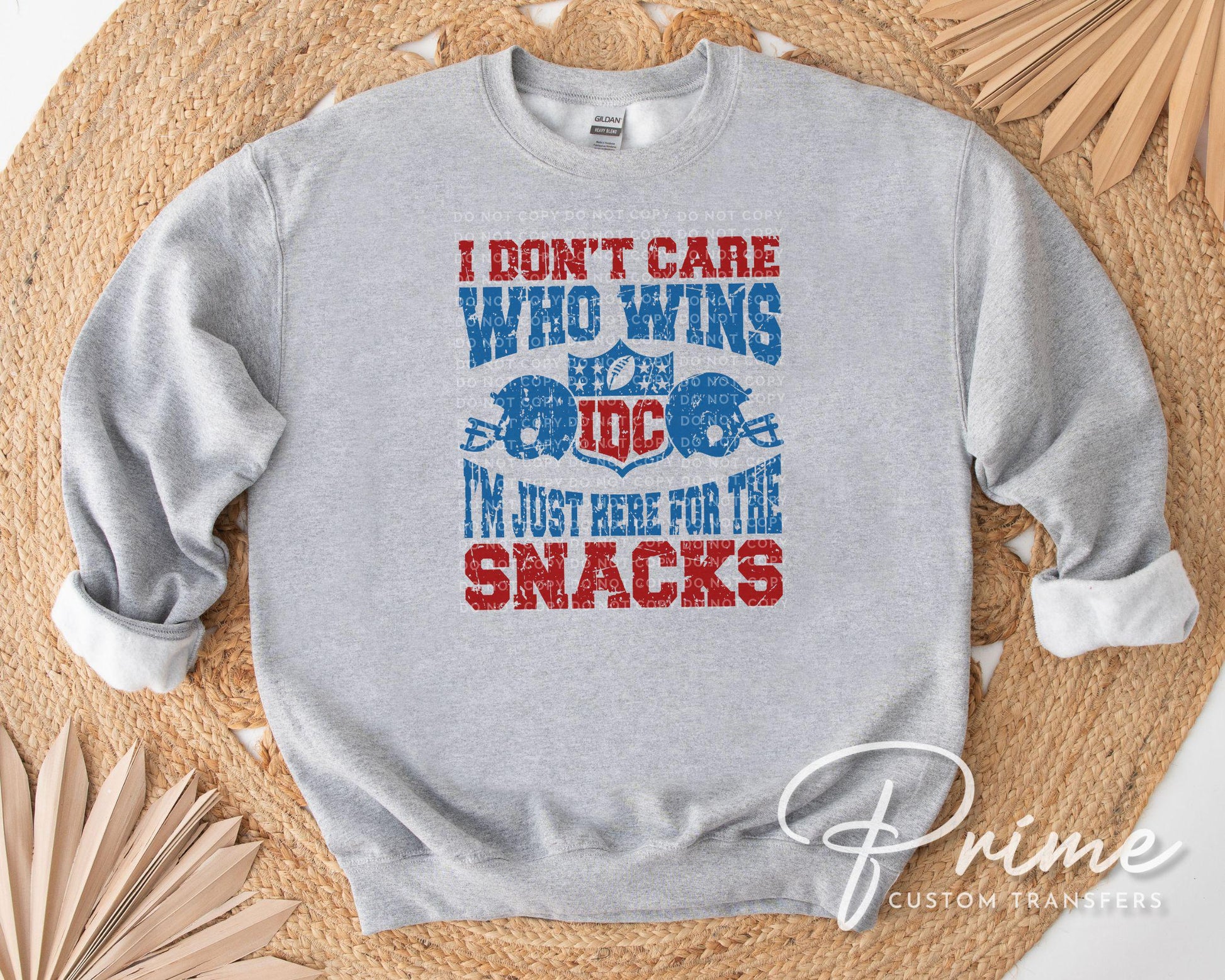 Football DTF Transfer, Ready to Press, Tshirt Transfer, Heat Transfer, Direct to Film, Sports Fan, Game Day, I'm Just Here For The Snacks