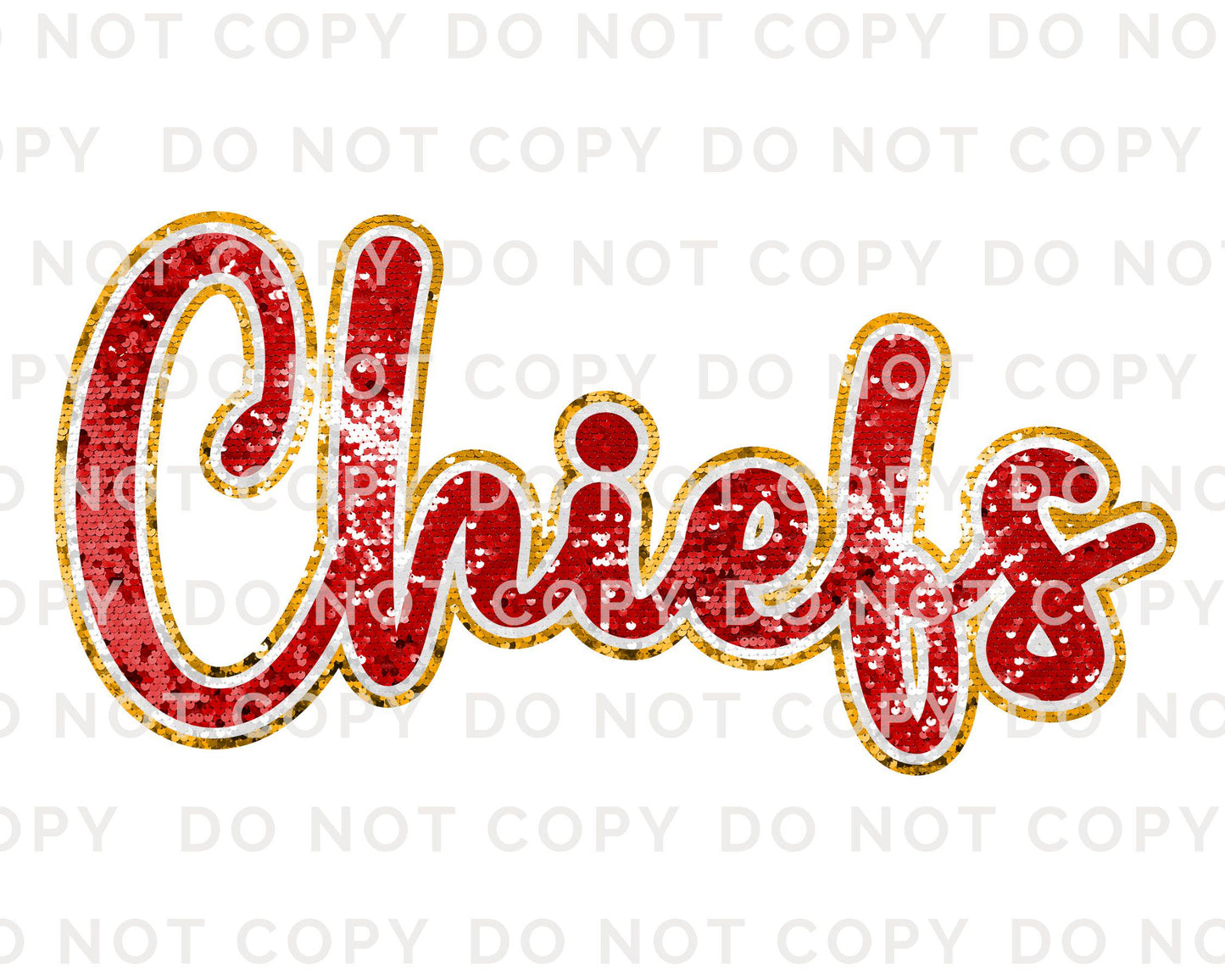 Football DTF Transfers, Ready to Press, T-shirt Transfer, Heat Transfer, Direct to Film, Sports, Glitter, FAUX Sequins, Kansas City Football