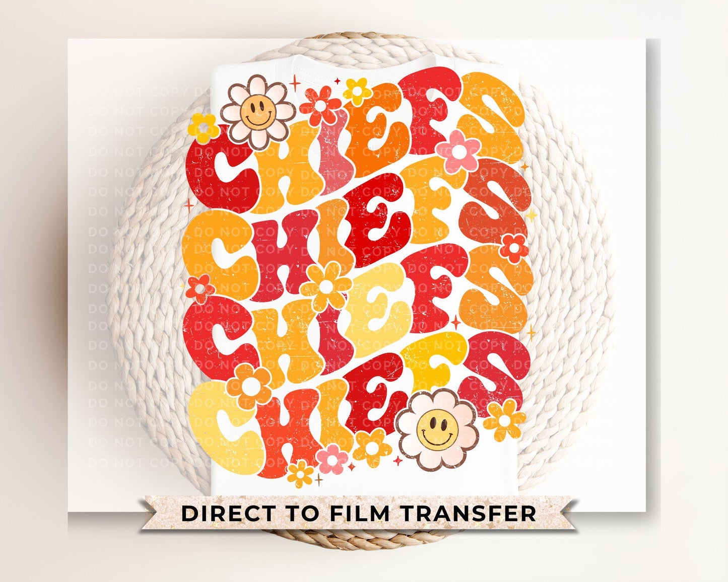 Football DTF Transfers, Ready to Press, T-shirt Transfer, Heat Transfer, Direct to Film, Girly Groovy Game Day, Floral, Kansas City Football