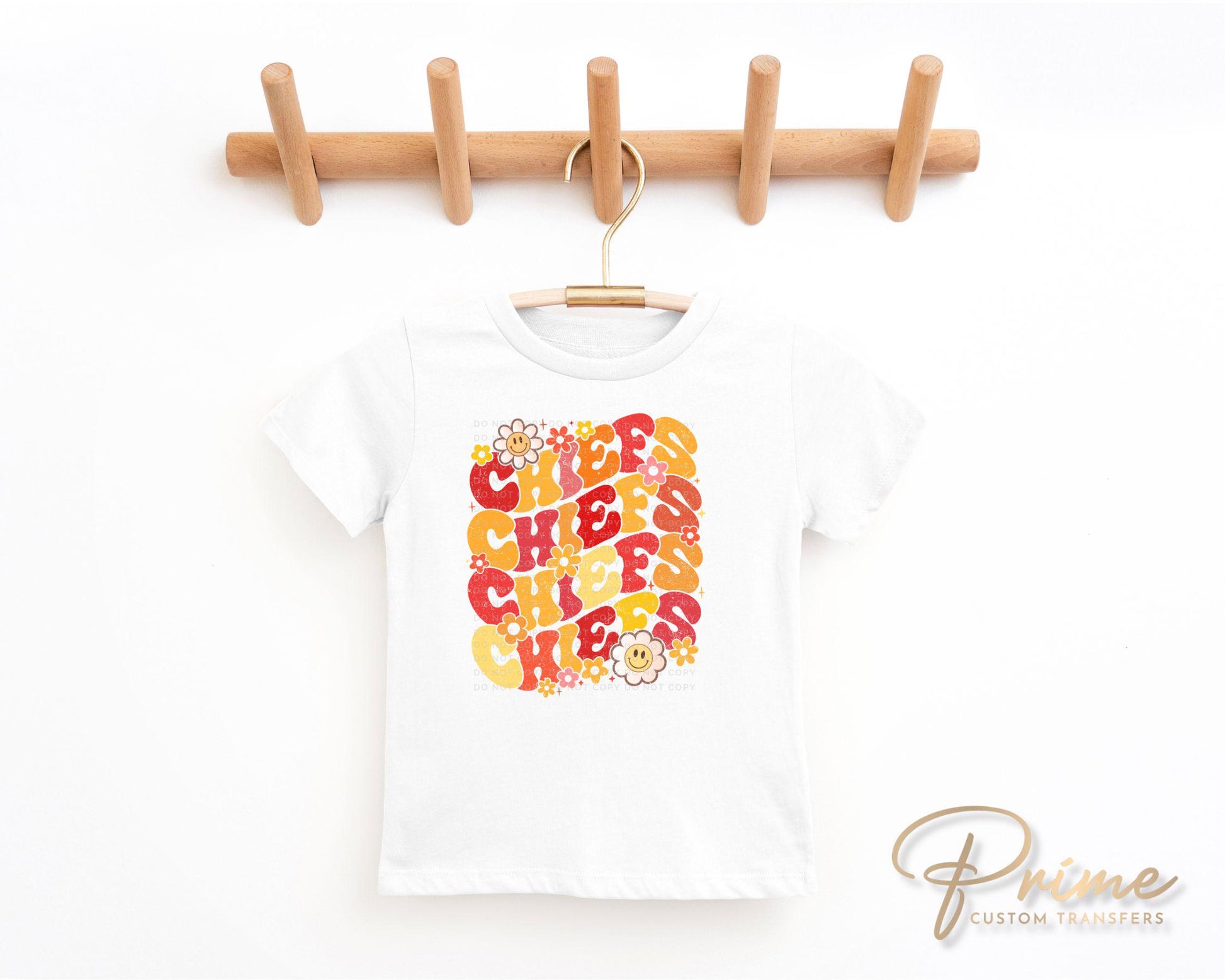 Football DTF Transfers, Ready to Press, T-shirt Transfer, Heat Transfer, Direct to Film, Girly Groovy Game Day, Floral, Kansas City Football