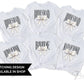 Coquette Matron of Honor DTF Transfer | Ready to Press, Bridal Party Tshirt Design