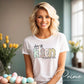 Easter DTF Transfers, Ready to Press, T-shirt Transfers, Heat Transfer, Direct to Film, Christian, Doodle, Bible, Matthew 28:6, He is Risen