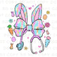 Easter DTF Transfer, Ready to Press, T-shirt Transfer, Heat Transfer, Direct to Film, Holiday, Pink, CNA, Nurse Gift, Coquette Nurse Easter