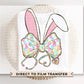Easter DTF Transfer, Ready to Press, T-shirt Transfer, Heat Transfer, Direct to Film, Holiday, Pink, CNA, Nurse Gift, Coquette Nurse Easter