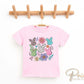 Easter DTF Transfer, Ready to Press, T-shirt Transfer, Heat Transfer, Direct to Film, Floral, Spring, Rabbit, Boho, Coquette Floral Bunnies