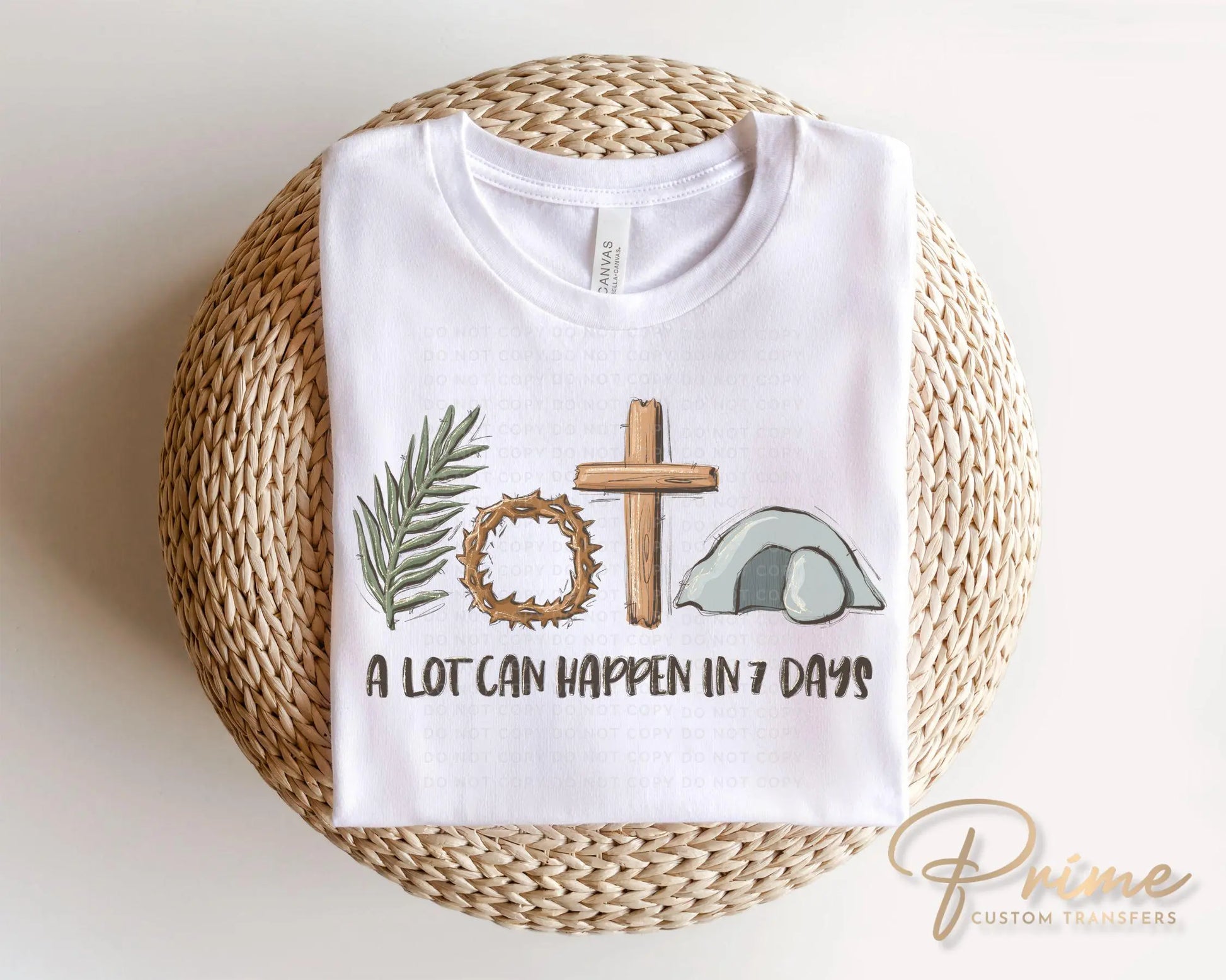 Easter DTF Transfers, Ready to Press, T-shirt Transfers, Heat Transfer, Direct to Film, Christian, Jesus, Bible, A Lot Can Happen in 3 Days