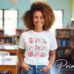 Easter DTF Transfer, Ready to Press, T-shirt Transfer, Heat Transfer, Direct to Film, Preschool, Teacher Gift, Bow, Coquette Easter School
