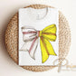 Baseball DTF Transfer, Ready to Press, T-shirt Transfer, Heat Transfer, Direct to Film, Sport Mom, Game Day, Coquette, Baseball Softball Bow