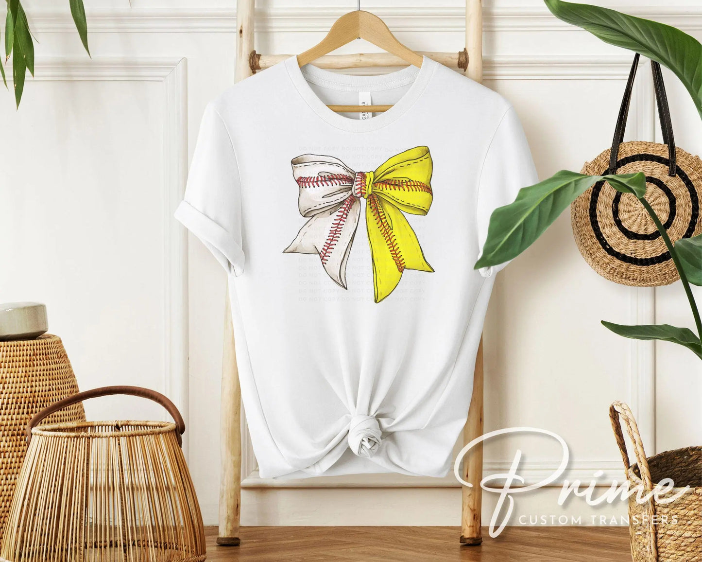 Baseball DTF Transfer, Ready to Press, T-shirt Transfer, Heat Transfer, Direct to Film, Sport Mom, Game Day, Coquette, Baseball Softball Bow