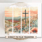 Easter DTF Transfer, Ready to Press, T-shirt Transfer, Heat Transfer, Direct to Film, Bible, Christian, Religious, Jesus, Watercolor Cross