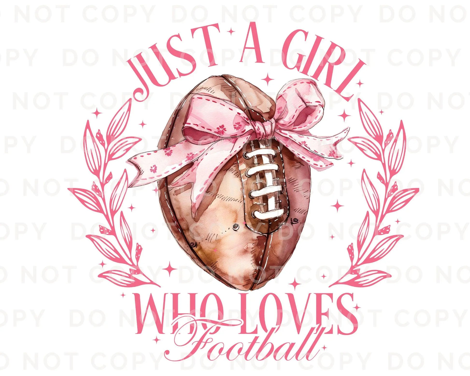 Football DTF Transfers, Ready to Press, T-shirt Transfers, Heat Transfer, Direct to Film, Sports Mom, Game Day, Coquette Football Pink Bow