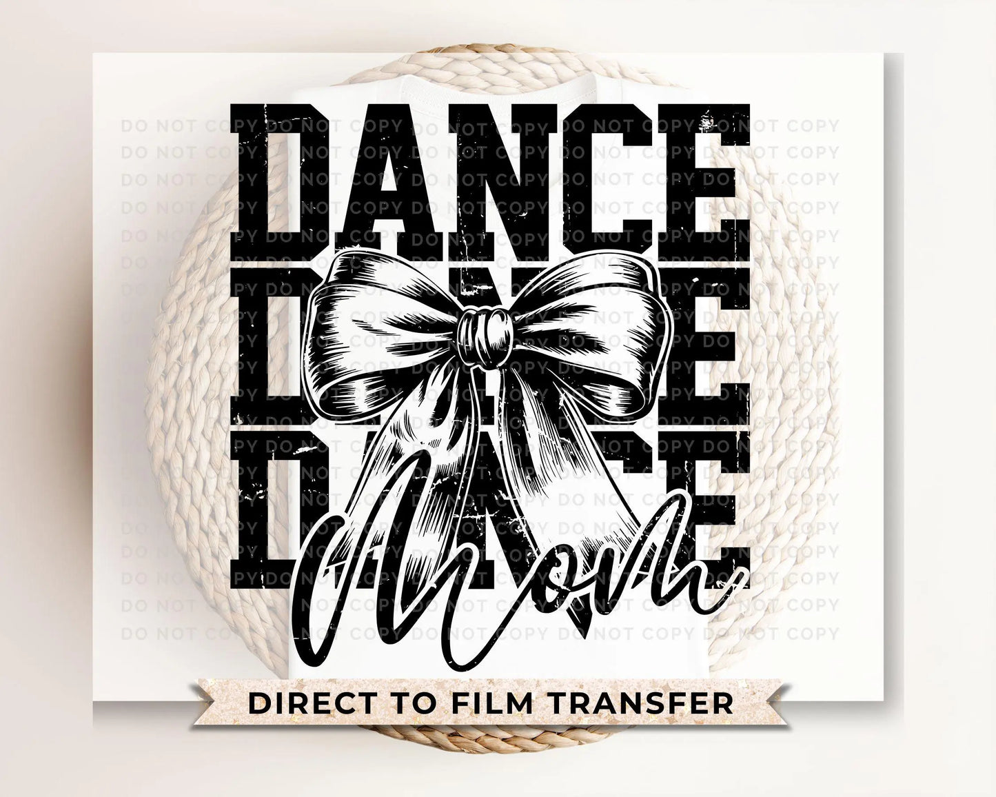 Dance DTF Transfer, Ready to Press, T-shirt Transfer, Heat Transfer, Direct to Film, Gift, Competition Weekend, Coquette, Bow Team Dance Mom