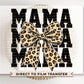 Mother's Day DTF Transfer, Ready to Press, T-shirt Transfer, Heat Transfer, Direct to Film, Animal Print, Leopard Print Mama Coquette Bow