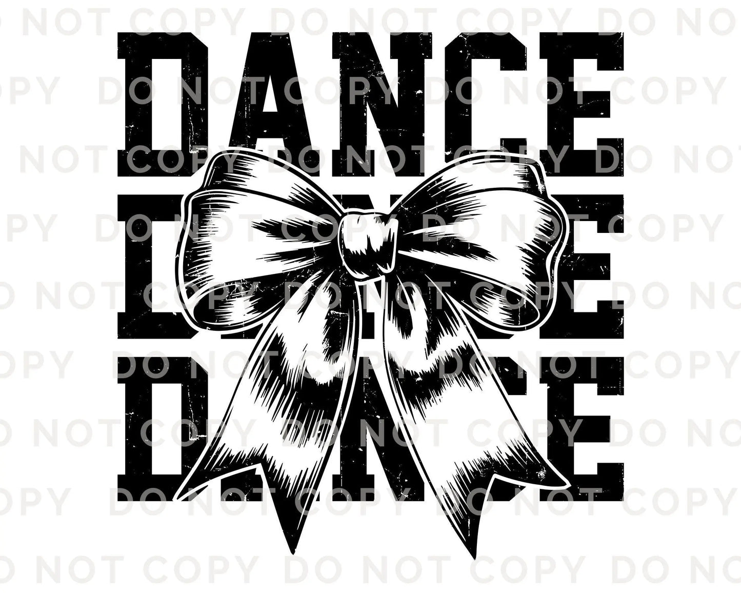 Dance DTF Transfer, Ready to Press, T-shirt Transfer, Heat Transfer, Direct to Film, Gift, Competition Weekend, Coquette Bow, Dance Team