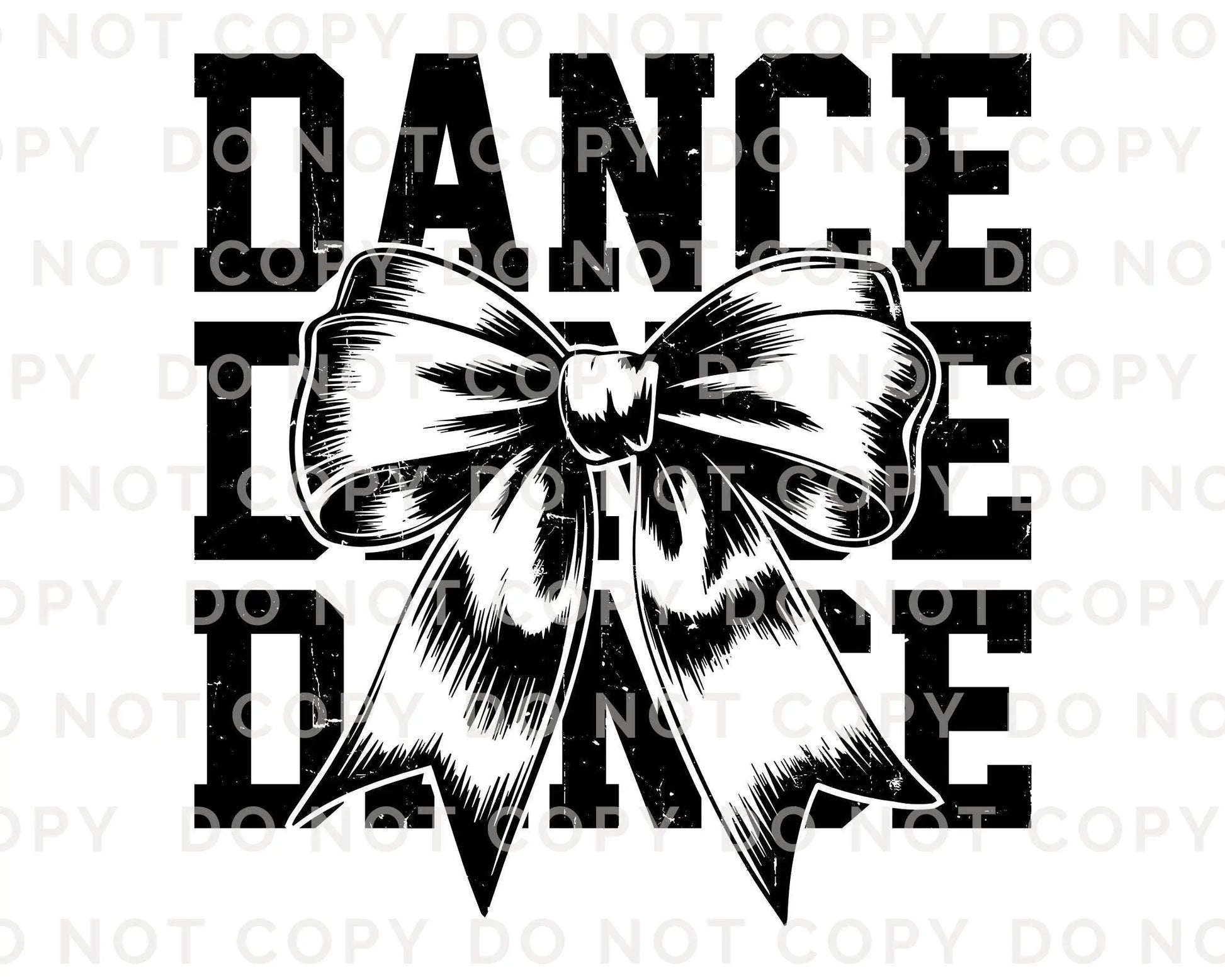 Dance DTF Transfer, Ready to Press, T-shirt Transfer, Heat Transfer, Direct to Film, Gift, Competition Weekend, Coquette Bow, Dance Team