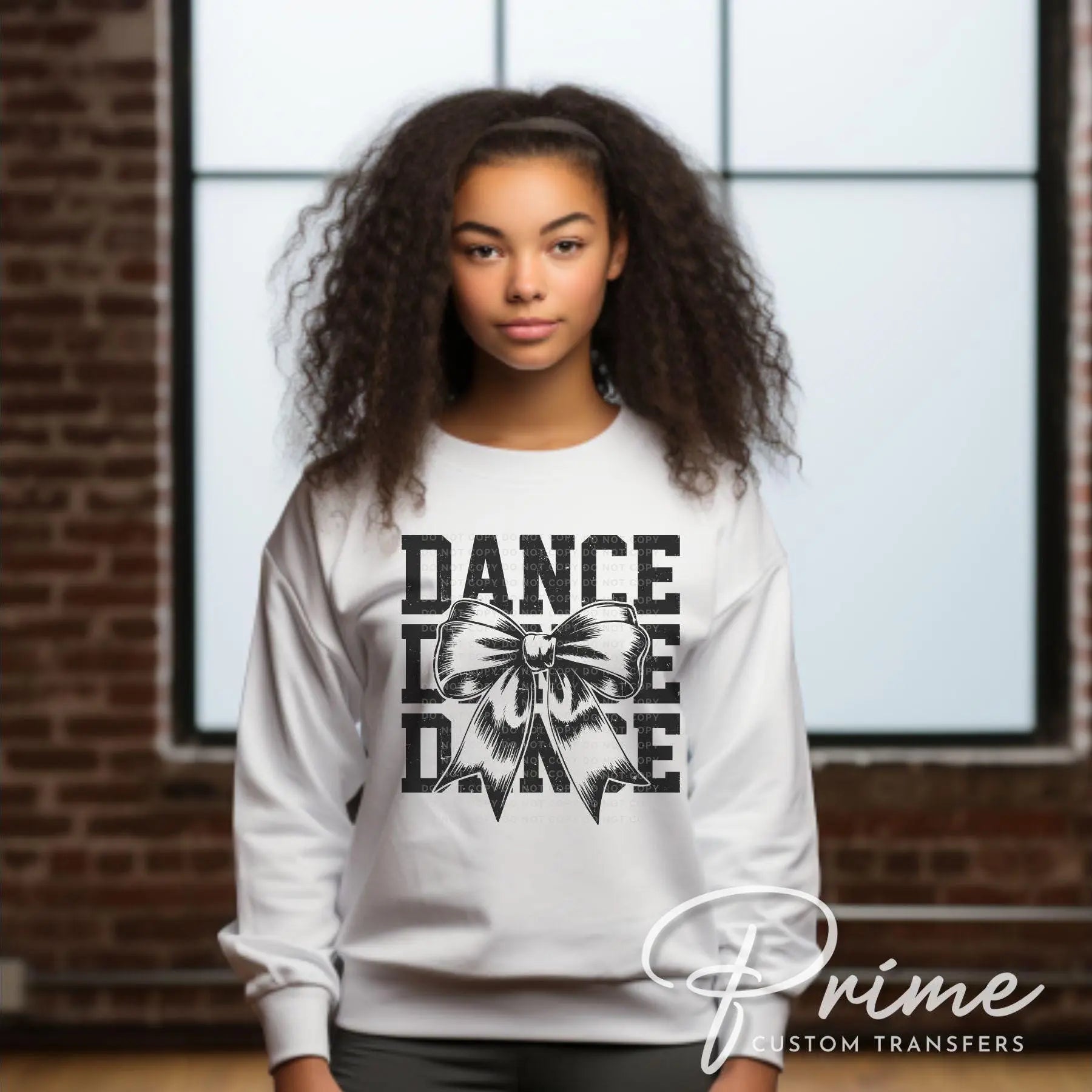 Dance DTF Transfer, Ready to Press, T-shirt Transfer, Heat Transfer, Direct to Film, Gift, Competition Weekend, Coquette Bow, Dance Team