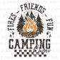 Camping DTF Transfer, Ready to Press, T-shirt Transfer, Heat Transfer, Direct to Film, Outdoor Adventure Vacation, Group, Trip, Camping Crew