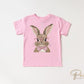 Easter DTF Transfer, Ready to Press, T-shirt Transfer, Heat Transfer, Direct to Film, Holiday, Sunglasses, Cute Faux Embroidery Easter Bunny