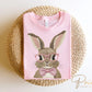 Easter DTF Transfer, Ready to Press, T-shirt Transfer, Heat Transfer, Direct to Film, Holiday, Sunglasses, Cute Faux Embroidery Easter Bunny