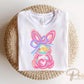 Easter DTF Transfers, Ready to Press, T-shirt Transfers, Heat Transfer, Direct to Film, Spring, Girly, Coquette, Brushstroke Easter Bunny