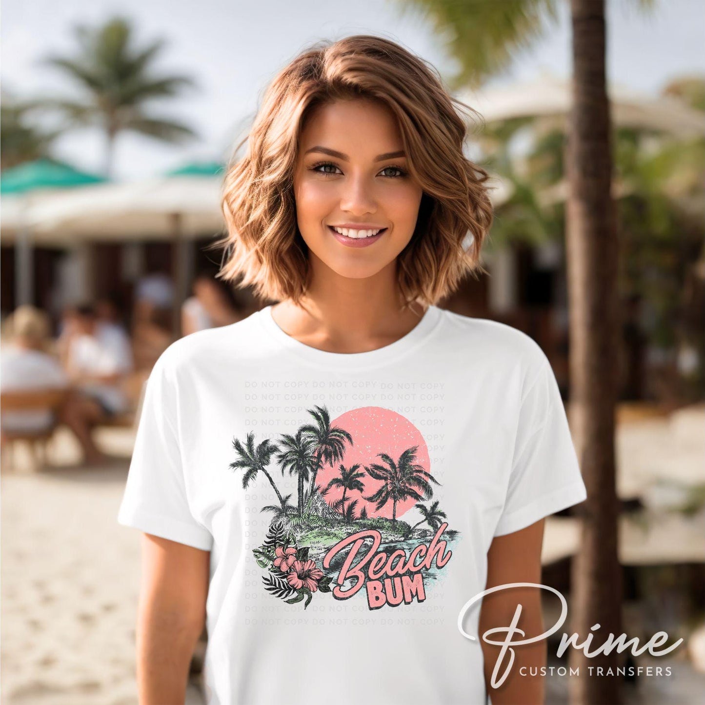 Summer Vibes DTF Transfers, Ready to Press, T-shirt Transfers, Heat Transfer, Direct to Film, Palm Trees, Summer Time, Vacation, Beach Bum