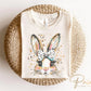 Easter DTF Transfer, Ready to Press, T-shirt Transfer, Heat Transfer, Direct to Film, Spring, Religious, Coquette Polka Dot Bow Easter Bunny