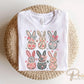 Easter DTF Transfer, Ready to Press, T-shirt Transfer, Heat Transfer, Direct to Film, Floral, Spring, Rabbit, Bow, Coquette Floral Bunnies