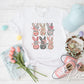 Easter DTF Transfer, Ready to Press, T-shirt Transfer, Heat Transfer, Direct to Film, Floral, Spring, Rabbit, Bow, Coquette Floral Bunnies