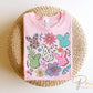 Easter DTF Transfer, Ready to Press, T-shirt Transfer, Heat Transfer, Direct to Film, Floral, Spring, Rabbit, Boho, Coquette Floral Bunnies
