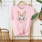 Easter DTF Transfer, Ready to Press, T-shirt Transfer, Heat Transfer, Direct to Film, Spring, Religious, Coquette Brushstroke Easter Bunny