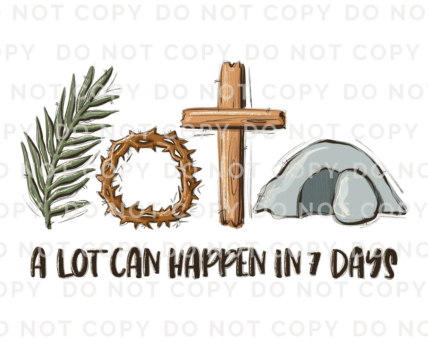 Easter DTF Transfers, Ready to Press, T-shirt Transfers, Heat Transfer, Direct to Film, Christian, Jesus, Bible, A Lot Can Happen in 3 Days