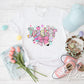 Easter DTF Transfer, Ready to Press, T-shirt Transfer, Heat Transfer, Direct to Film, School, Hoppy Easter Bunny Bow Egg, Coquette Teacher