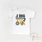 Birthday Boy DTF Transfers, Ready to Press, T-shirt Transfers, Heat Transfer, Direct to Film, Second Birthday Party, Tractor, I Dig Being 2