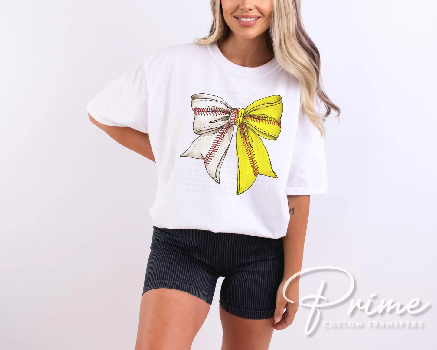 Baseball DTF Transfer, Ready to Press, T-shirt Transfer, Heat Transfer, Direct to Film, Sport Mom, Game Day, Coquette, Baseball Softball Bow