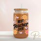 UV DTF Libbey 16oz Cup Wrap Sticker, Ready to Apply, No Heat, Permanent Adhesive, Waterproof, Glass Can, Back to School, Best Teacher Gift