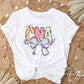 Easter DTF Transfer, Ready to Press, T-shirt Transfer, Heat Transfer, Direct to Film, Holiday, Pink, Nurse Gift, Coquette CNA Nurse Easter