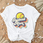 Baseball DTF Transfer, Ready to Press, T-shirt Transfer, Heat Transfer, Direct to Film, Sport Mom, Game Day, Retro Style Softball Mama