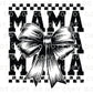 Mother's Day DTF Transfer, Ready to Press, T-shirt Transfer, Heat Transfer, Direct to Film, Stacked Retro Style Mama Coquette Bow